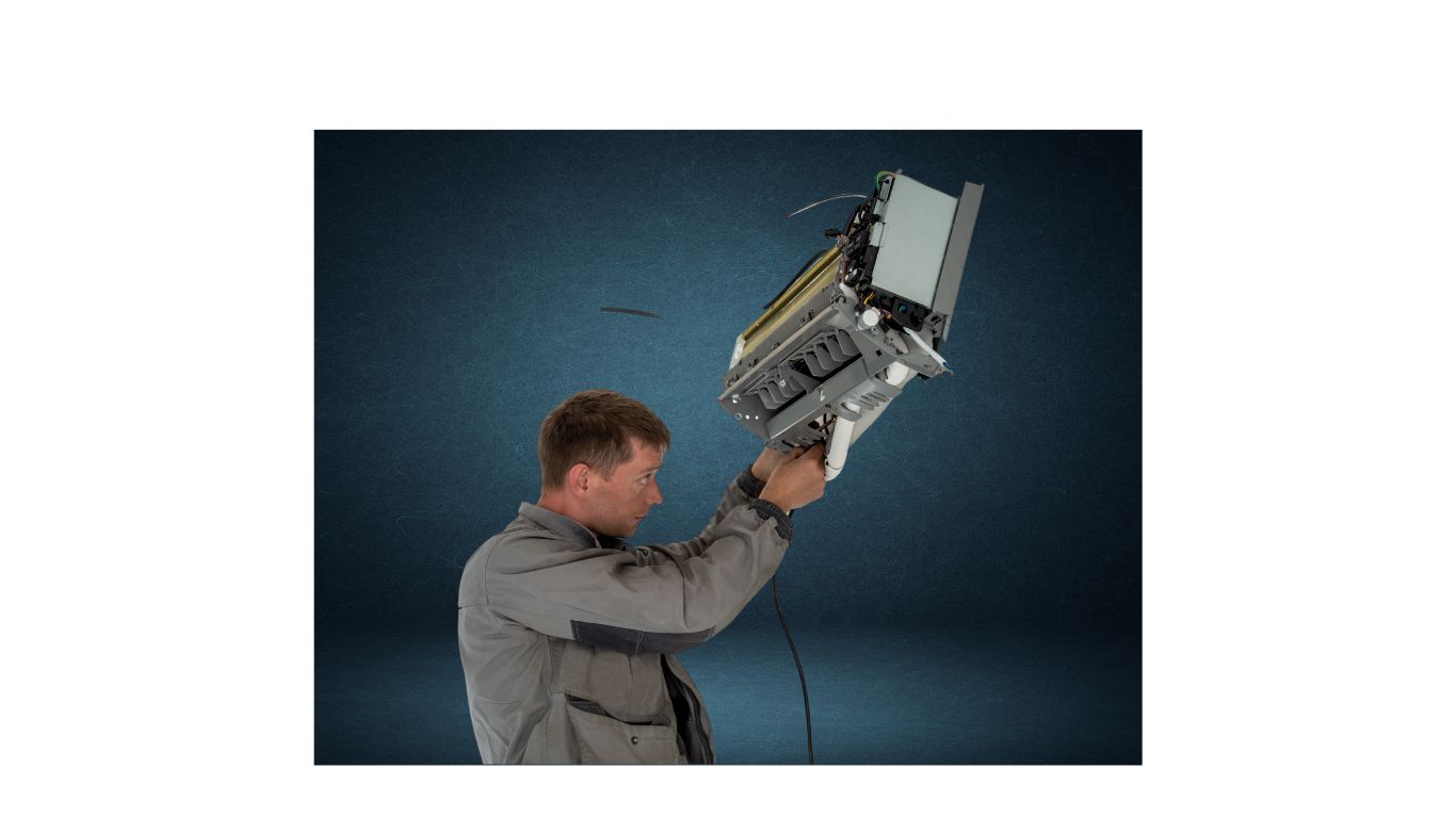 Split AC Service Illustration