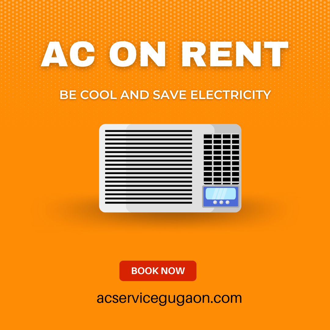 Window AC On Rent Illustration